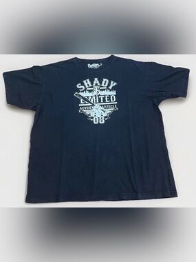 Y2K Shady Limited T-Shirt Size 2XL Eminem Tee Rap Hip Hop Black